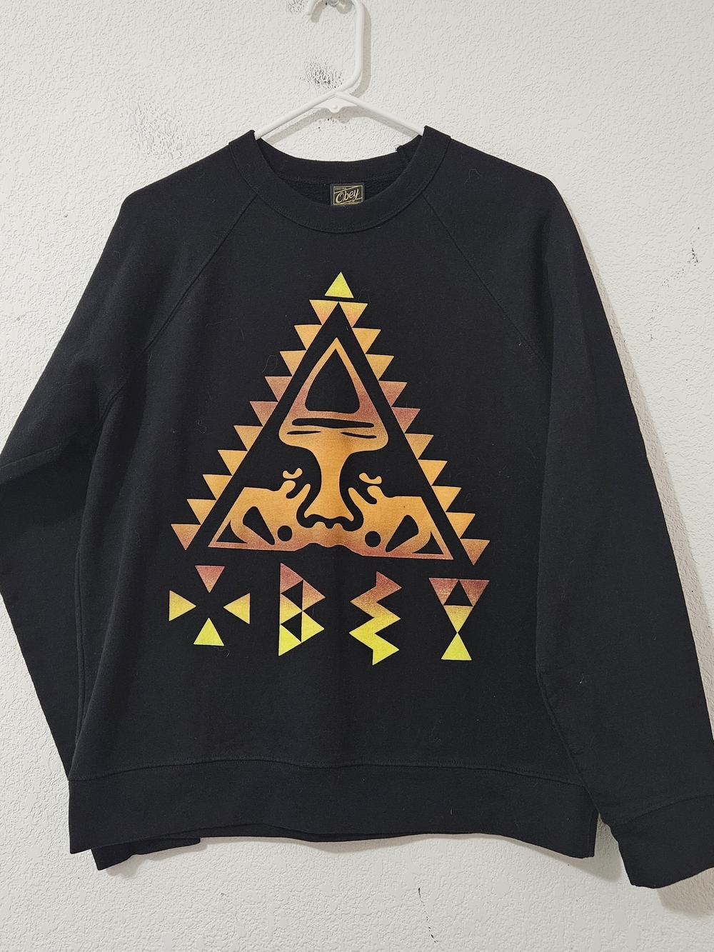 Obey Andre the Giant Aztec-inspired Sweater Size M